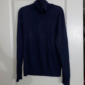 Banana Republic Mens M Italian Merino turtle neck sweater